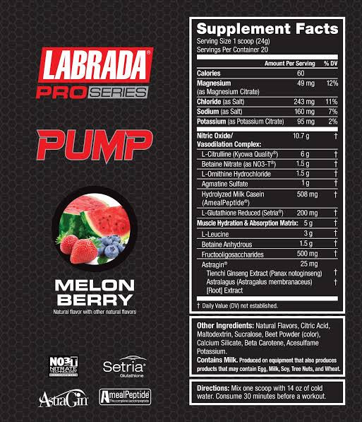 LABRADA PRO SERIES PUMP 480G