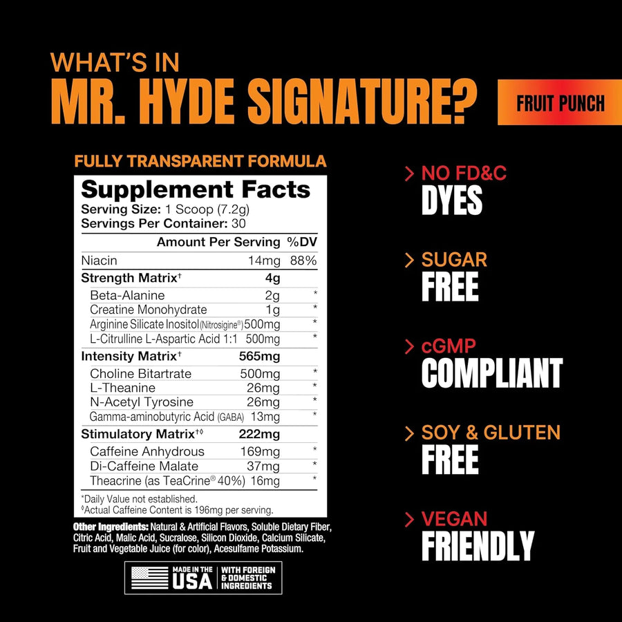 PROSUPPS MR HYDE SIGNATURE