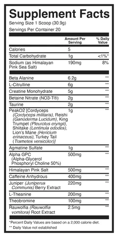 RAW THUPER THAVAGE PRE-WORKOUT