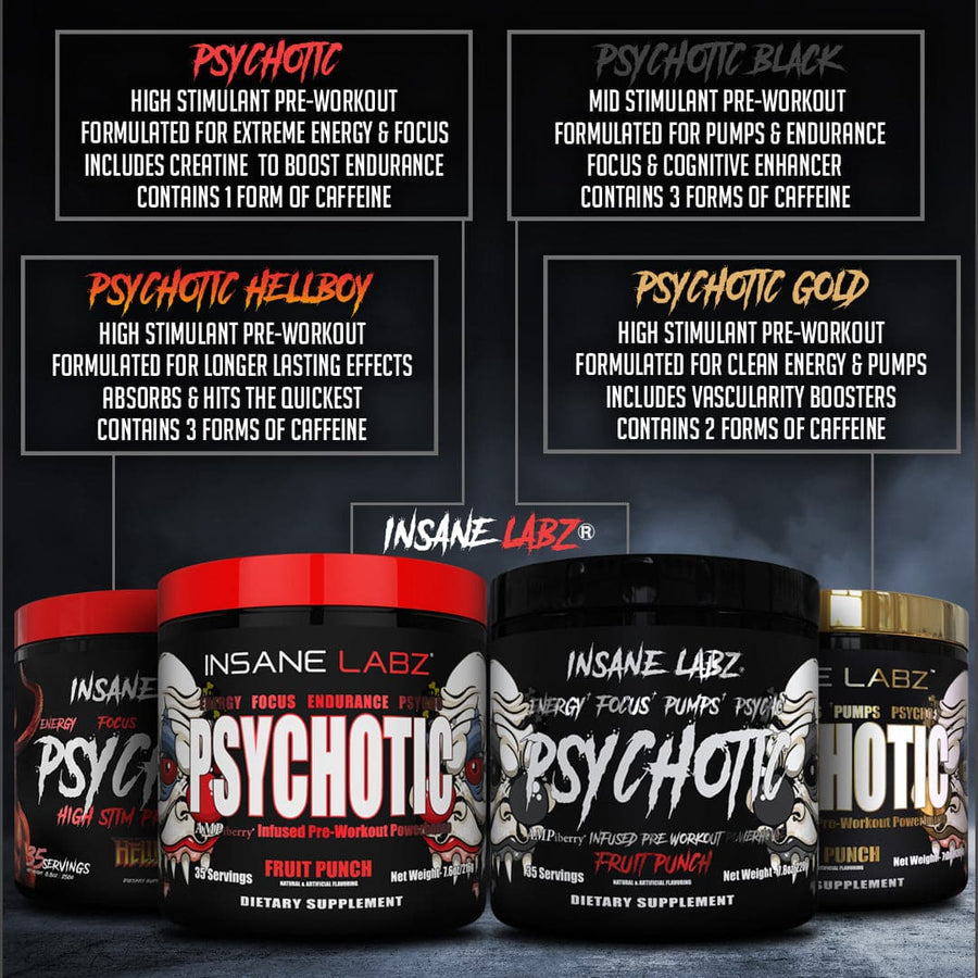 INSANE LABZ PSYCHOTIC BLACK