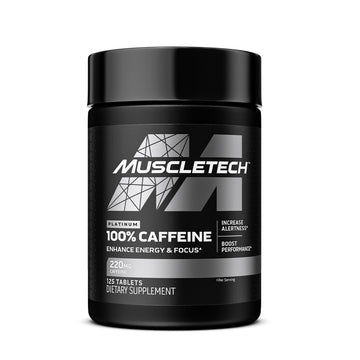 MUSCLETECH 100% CAFFEINE 125 TAB
