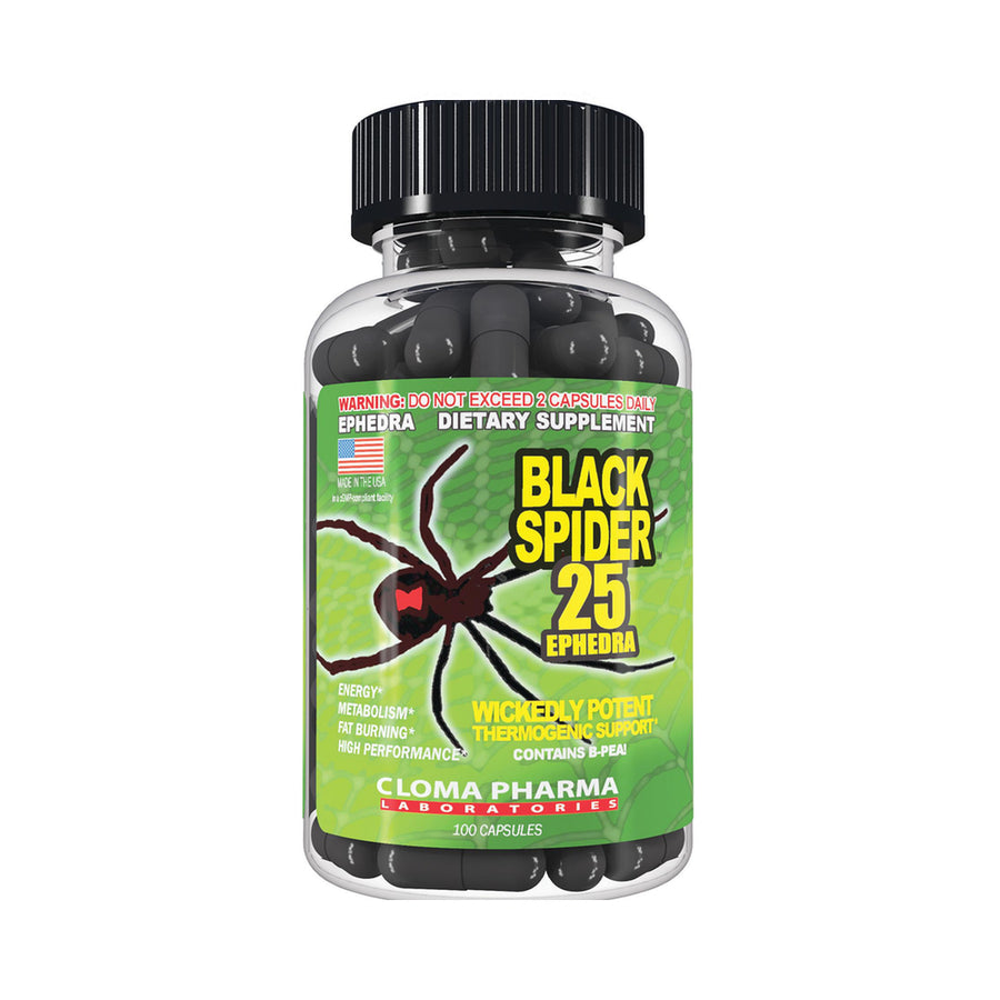 CLOMAPHARMA BLACK SPIDER 25