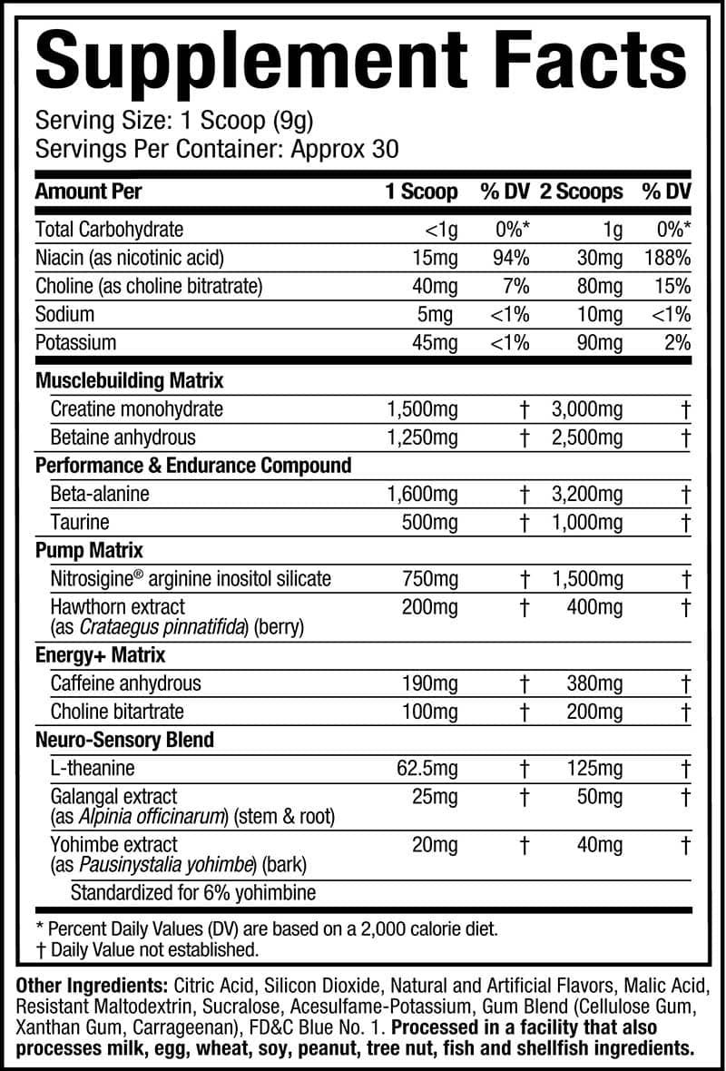 MUSCLETECH VAPOR X5 30 SERV