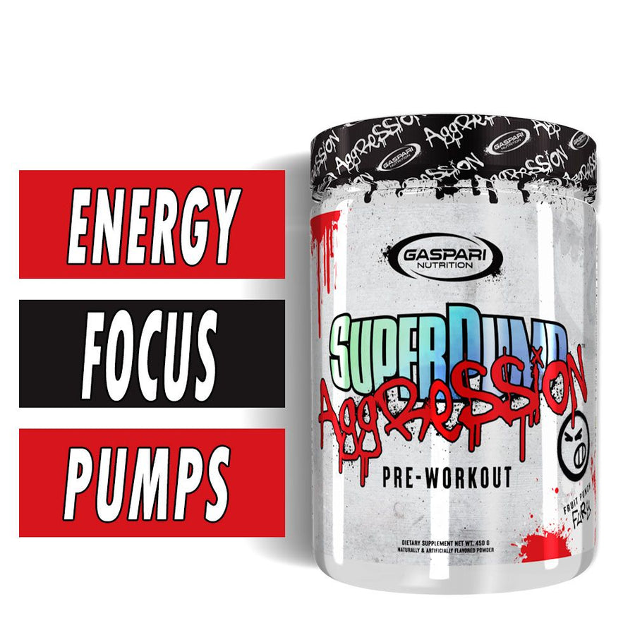 GASPARI NUTRITION SUPER PUMP AGGRESSION - NEXT-GEN PRE-WORKOUT